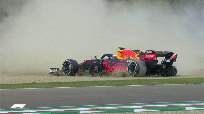 Max Verstappen crash 