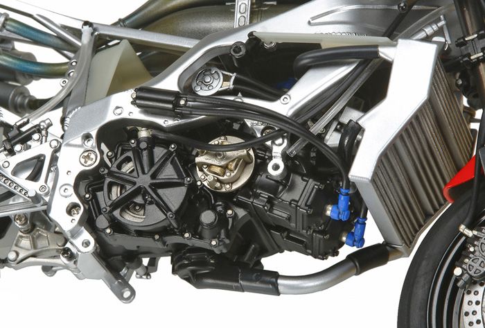 areal mesin Honda NSR500.