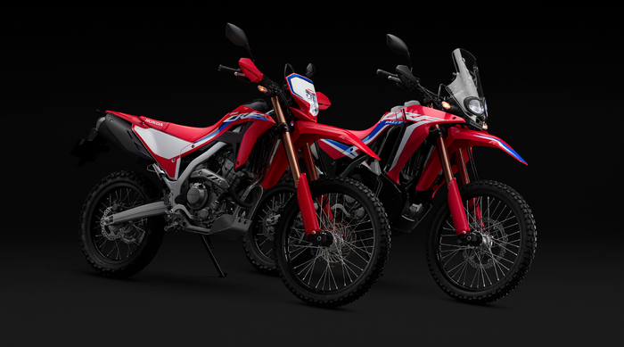 Tampilan dari Honda CRF250L dan CRF250 Rally terbaru.
