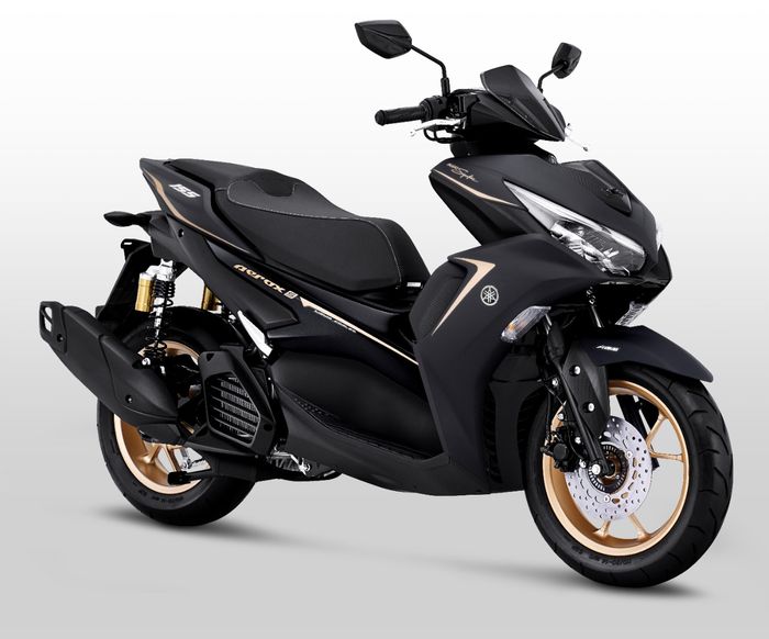 Yamaha All New Aerox 155 VVA Connected/ABS warna Black Signature