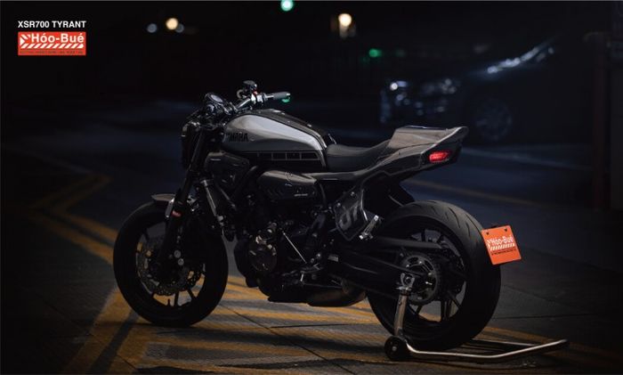 Yamaha XSR700 'Tyrant' street tracker yang super sangar