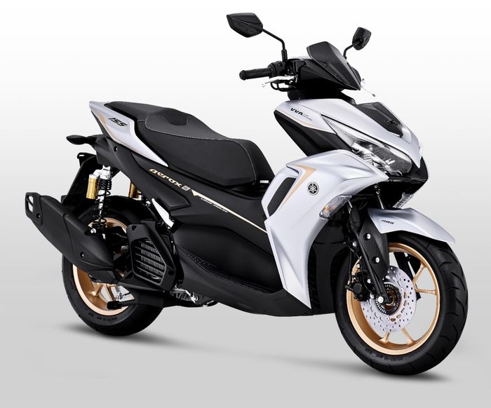 Yamaha All New Aerox 155 VVA Connected/ABS  warna Prestige Silver