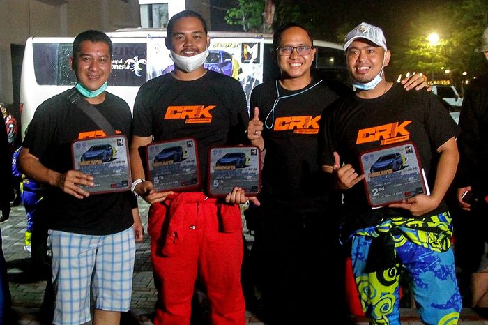 Tim CRK Motorsport meraih beberapa penghargaan pada debutnya di Meikarta Speed Slalom 2020