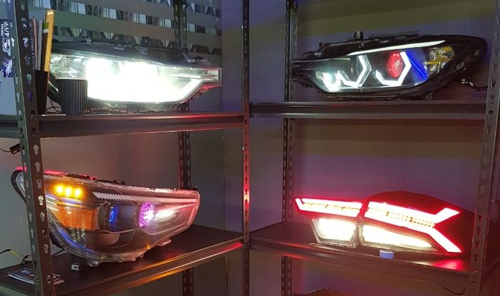 Avangarde piawai bikin lampu custom Hexagonal Lights menyerupai BMW M4 Concept