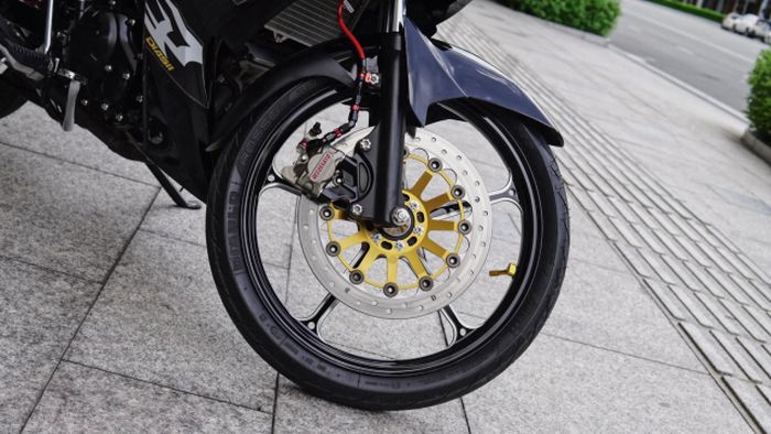 Kaki-kaki Yamaha Jupiter MX 135 ini juga makin sangar
