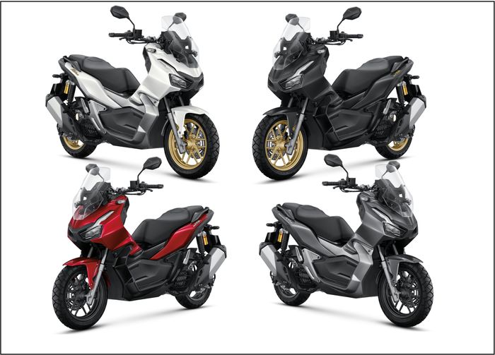 pilihan warna Honda ADV150 di Thailand.