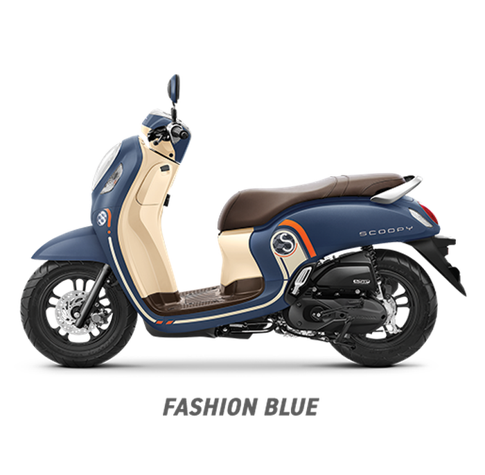 Honda All New Scoopy warna Fashion Blue