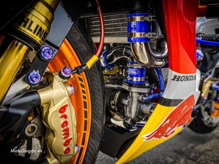 Turbocharger yang terpasang pada Honda Winner X 150 ini