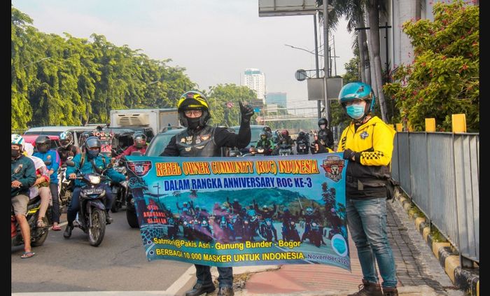 Rebel Owner Community (ROC) rayakan hari jadi ke-3 dengan cara yang berbeda