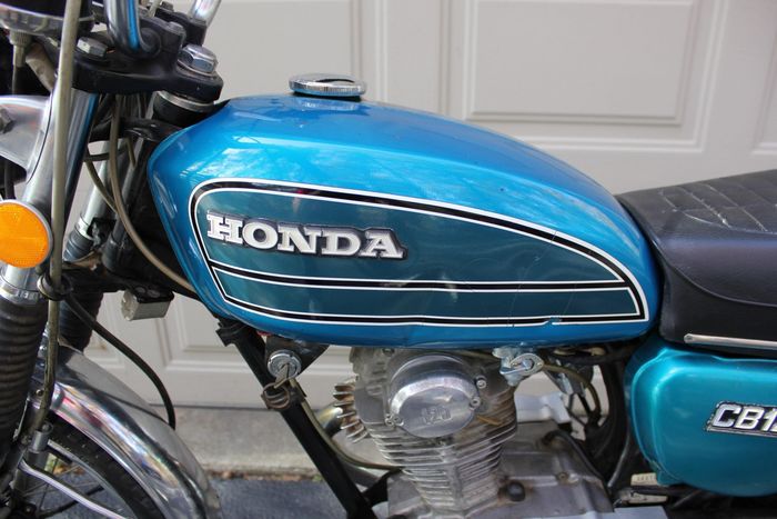 detail tangki Honda CB125S yang dilelang