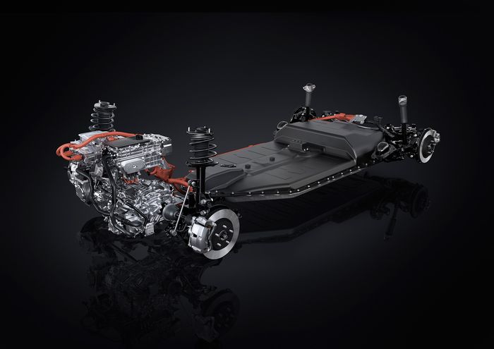 Motor listrik dan baterai Lexus UX300e