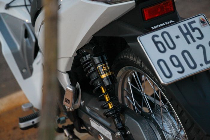 Shock belakang diganti dengan RCB