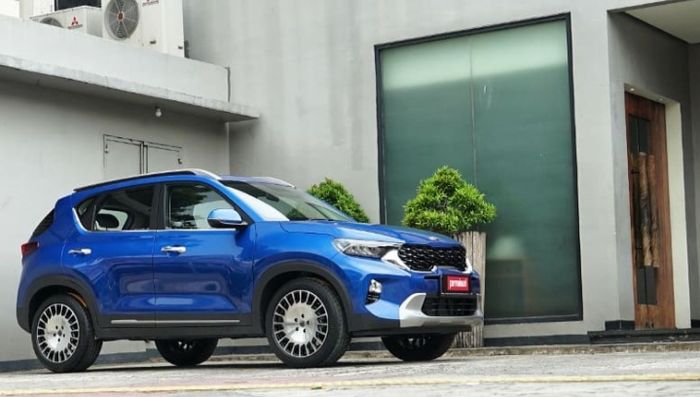 Modifikasi KIA Sonet upgrade ukuran pelek