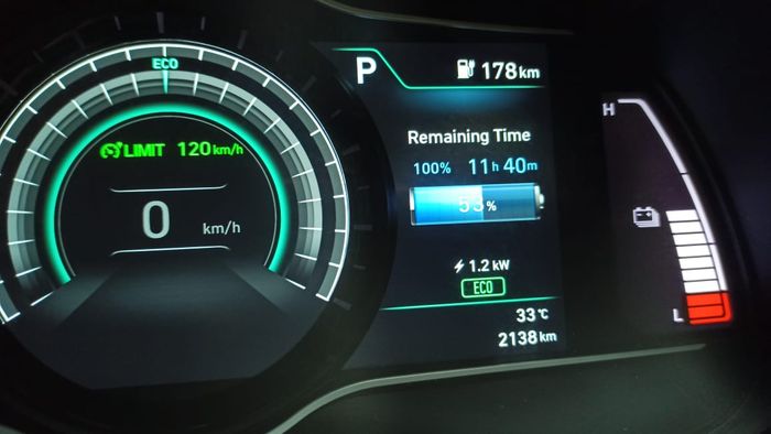 Listrik minimal untuk isi daya Kona Electric bisa 1.200 watt