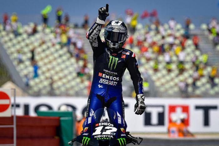 Maverick Vinales sebut kondisi trek Sirkuit Portimao membantunya tampil konsisten.