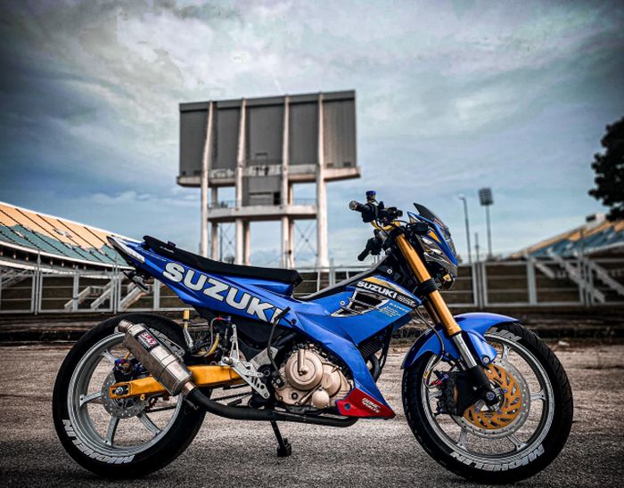 Modifikasi Suzuki Satria F150 yang super keren