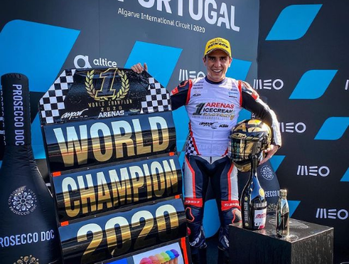 Albert Arenas, juara dunia Moto3 2020