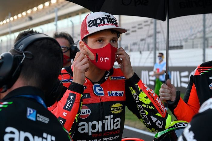 Lorenzo Savadori muncul di daftar sementara pembalap MotoGP 2021.