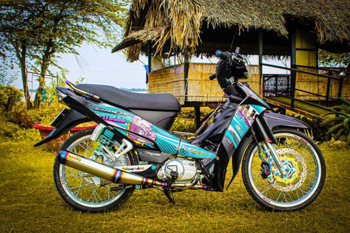 Modifikasi Yamaha Vega R yang menawan