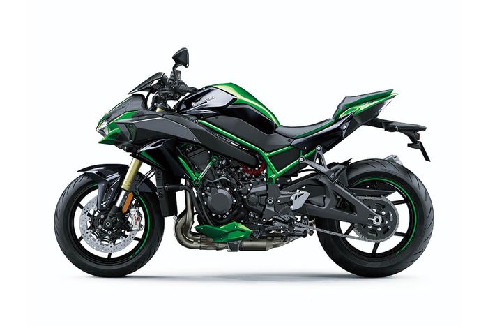 detail samping Kawasaki Z H2 SE model year 2021