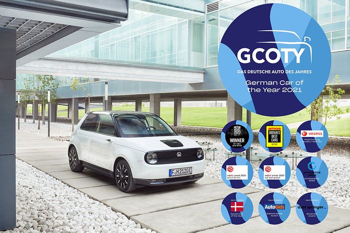 Honda e dinobatkan menjadi Car of The Year 2021 di Jerman
