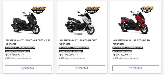 harga Yamaha All New NMAX