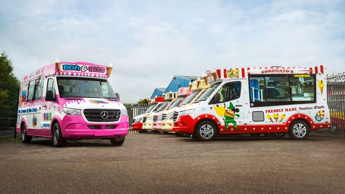 Mercedes-Benz Sprinter Van ramai dipesan untuk truk es krim keliling