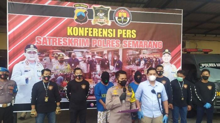 Gelar perkara sindikat maling spesialis mobil box di Mapolres kota Semarang