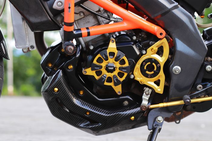 Swap engine Vixion lama ke rangka dan bodi Yamaha MT-15, modalnya Rp 5,5 jutaan.