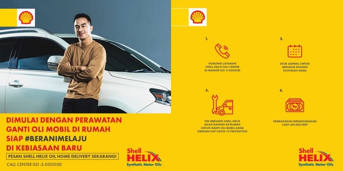 Layanan Home Delivery Shell Helix