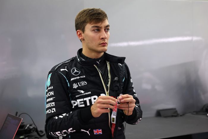 George Russell menggantikan posisi Lewis Hamilton di F1 Sakhir 2020