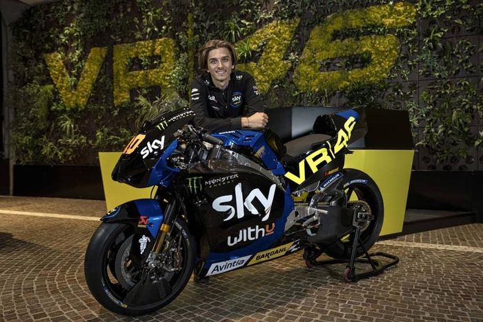 Luca Marini pamer livery Ducati Desmosedici untuk berlaga di kelas MotoGP 2021