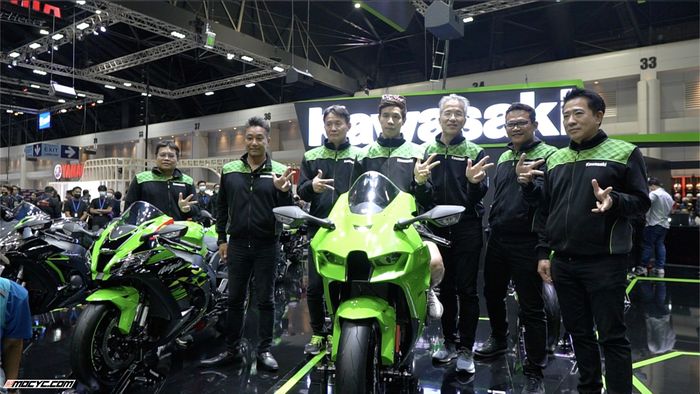 Kawasaki Ninja ZX-10RR dipajang di Thailand International Motor Expo 202