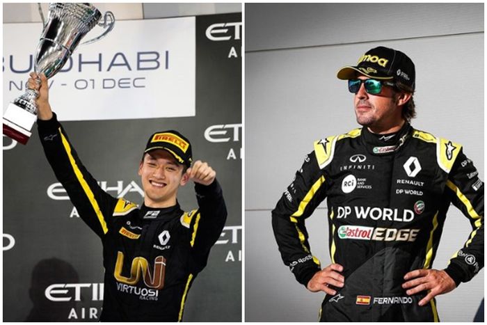 Renault: Guanyou Zhou dan Fernando Alonso