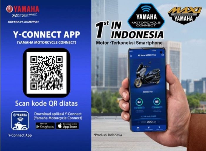 fitur Y-Connect pada Yamaha All New NMAX 155 Connected ABS.