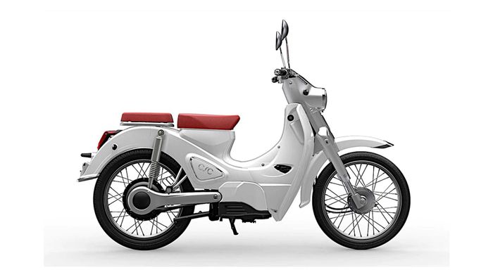 harga motor listrik ini setara Yamaha NMAX, tapi bodinya hampir mirip Honda Super Cub