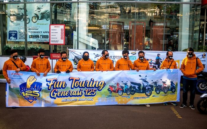 Yamaha mengajak konsumennya untuk touring bersama melintasi rute Jakarta-Tangerang-Bogor.