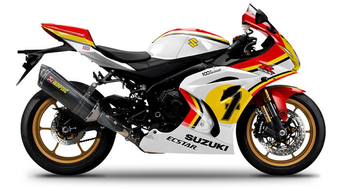Suzuki GSX-R1000R Legend Edition untuk Barry Sheene tahun 1976
