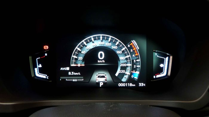 Speedometer Pajero Sport 2021 lebih menarik dan modern