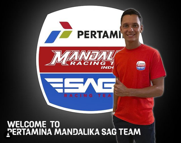 Bo Bendsneyder, pembalap Belanda berdarah Indonesia yang akan memperkuat Pertamina Mandalika SAG Team di Moto2 2021.