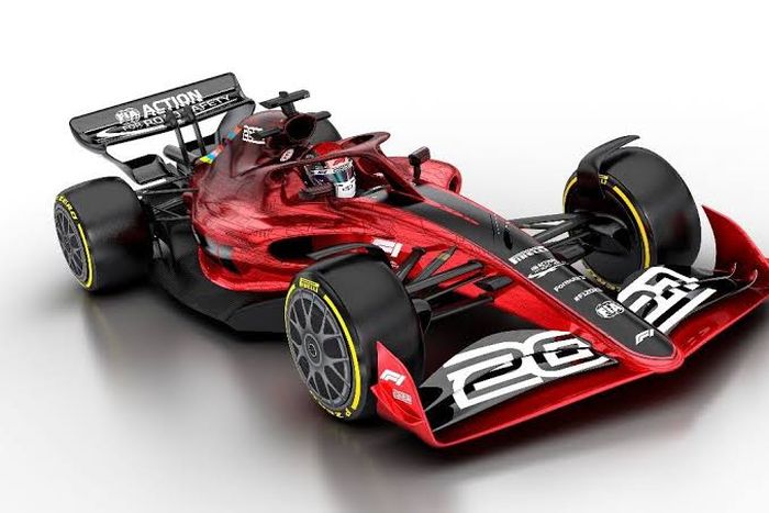 Ilustrasi mobil F1 generasi selanjutnya