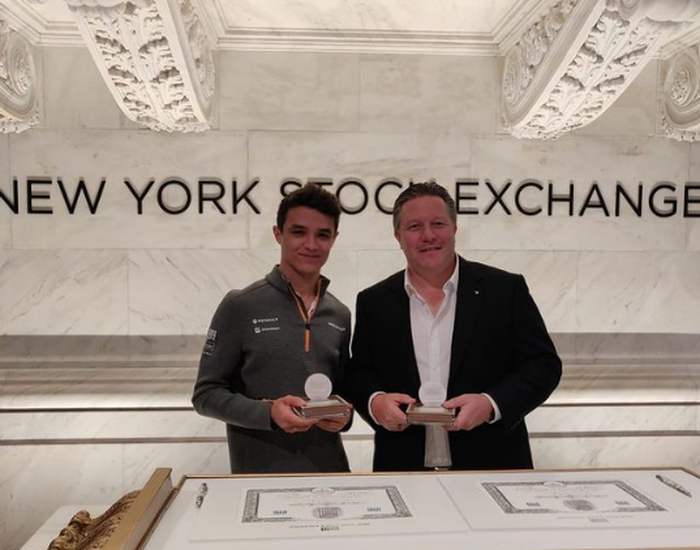 Lando Norris dan Zak Brown