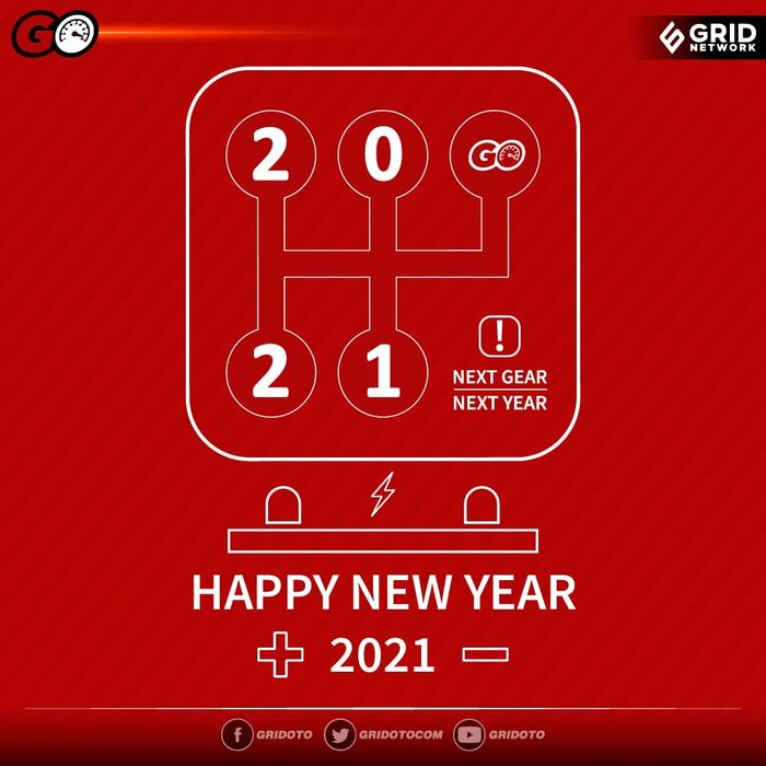 GridOto.com mengucapkan Selamat Tahun Baru 2021!