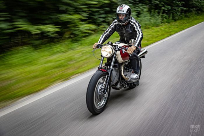 BMW R80RT bergaya klasik nan unik