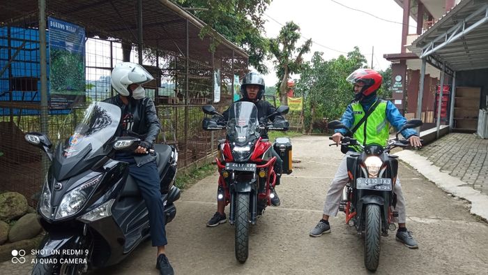 Tetap riding menuju tempat kegiatan