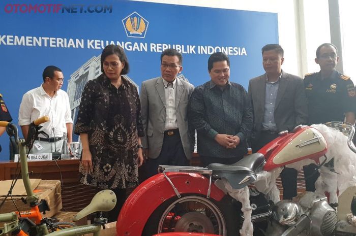 Konferensi pers penyelundupan Harley-Daividson oleh oknum Garuda Indonesia (5/12/2019)