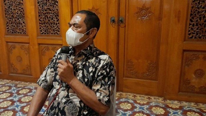 Fransiskus Xaverius (FX) Hadi Rudyatmo saat rapat PSBM di Solo, Jumat (08/01).