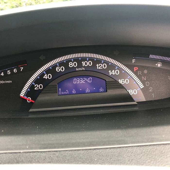 Odometer Honda Freed SD 2012 di angka 33 ribu km