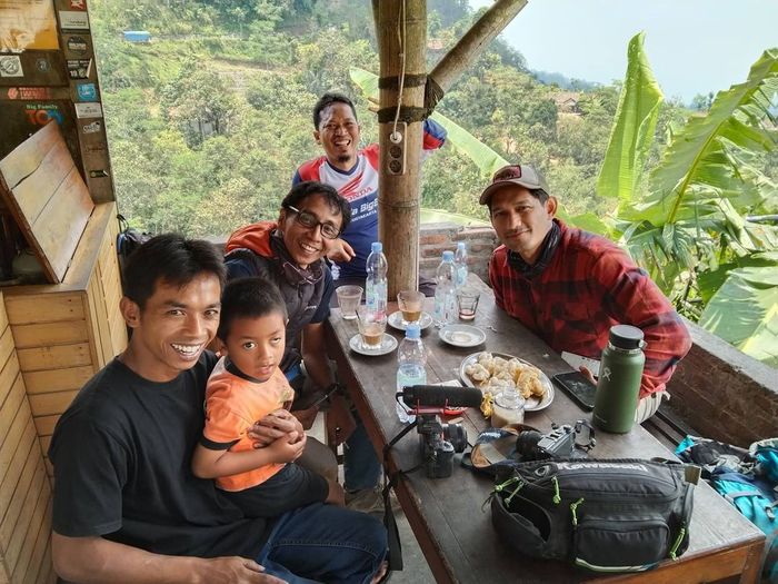 aktor dan presenter Tanah Air, Ibnu Jamil saat di kedai Kopi Suroloyo 1 pada 2020 lalu.