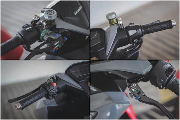 Part-part modifikasi di area kokpitnya